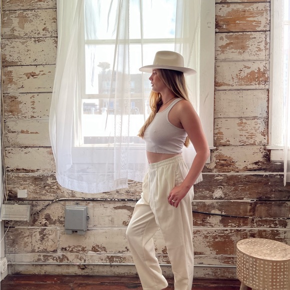 Soft Cream Pants - Picture 1 of 7